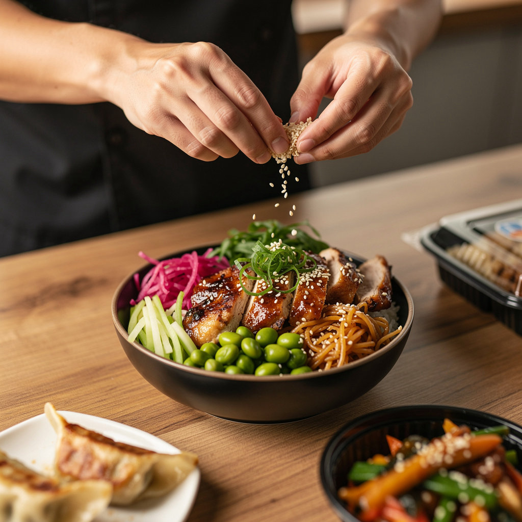 Fortune restaurant lunch bowls and Asian fusion dishes in New York